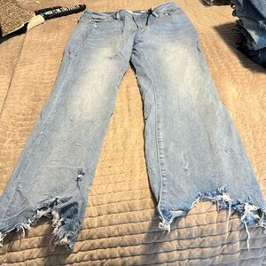 New Judy Blue sz 14W Bootcut with minimal distressing at hem